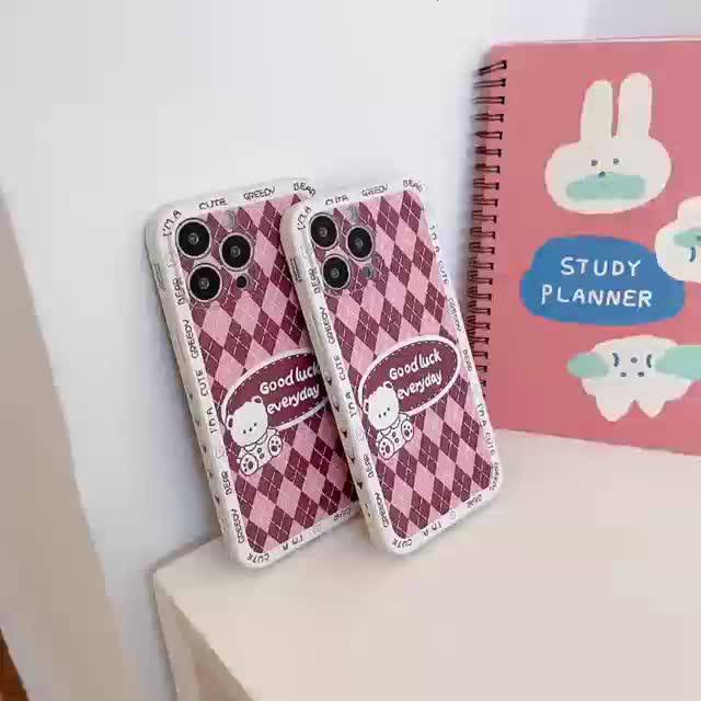 เคสโทรศัพท์มือถือแบบนิ่ม-ลายสก๊อต-หมีสีขาว-สําหรับ-oppo-f7-k3-f5-reno-2f-2z-3-4-4f-4z-5-5z-5f-6-6z-7z-7-pro-reno3-reno4-reno5-reno6-reno6z-reno7z-reno2f-reno4z-r9s-r9-f1-plus-a91-a57-a39-a55-5g