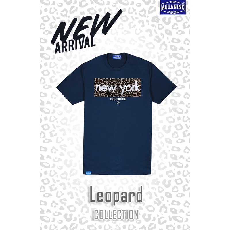 เสื้อยืด-aquanine-เสื้อยืดผู้หญิง-รุ่น-leopard-เสื้อยืดสีกรม-ลิขสิทธิ์แท้