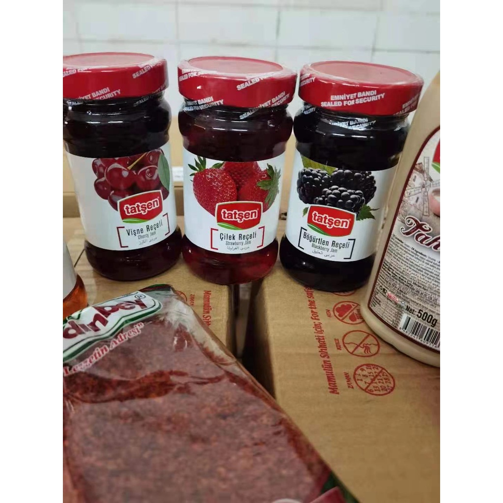 เชอร์รี่-jam380g-ซอสเชอร์รี่-แยมตุรกี-ซอสส้ม-ซอสแอปริคอทแบล็คเบอร์รี่-ซอสงาทาฮิน