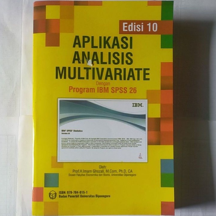 Multivariate Analysis Application 10th Edition พร้อมโปรแกรม IBM SPSS 26 ...