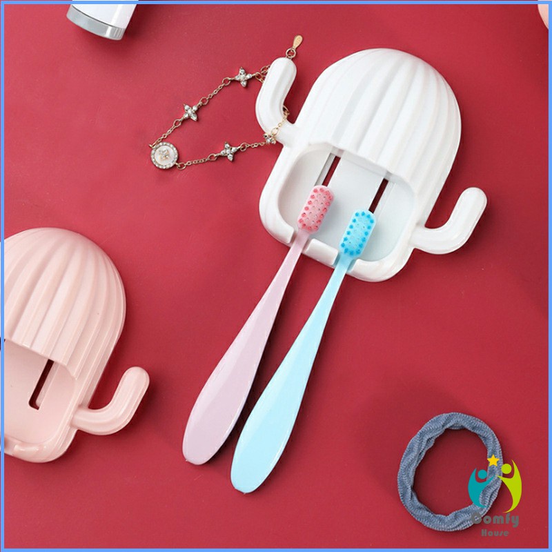 comfy-ที่ใส่แปรงสีฟัน-ที่วางแปรงสีฟันติดผนัง-ชั้นวางของในห้องน้ำทรงน้องบอง-toothbrush-holde