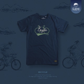 (พร้อมส่ง) เสื้อยืดเด็ก 1-10 ขวบ Think collection ลายจักรยาน 3 สี Bicycle นุ่มแบบตะโกน by ACTs Of Green