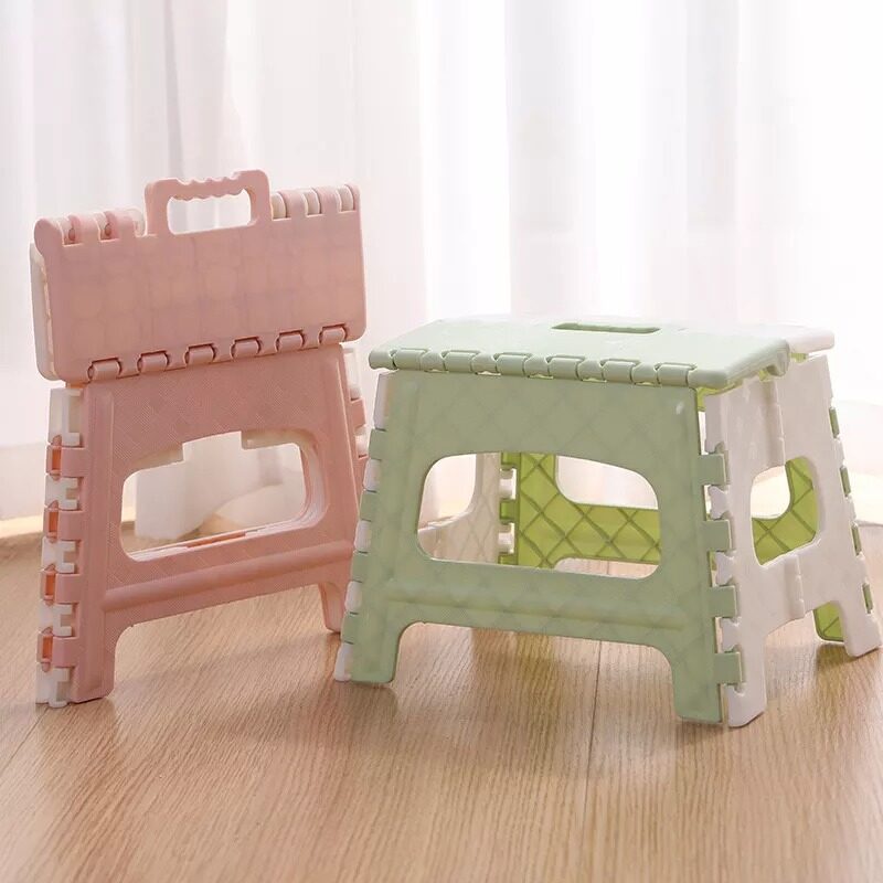 เก้าอี้ปิกนิค-เก้าอี้พลาสติกอเนกประสงค์-foldable-stool-คุณภาพดีราคาถูกมีหลายสีให้เลือก