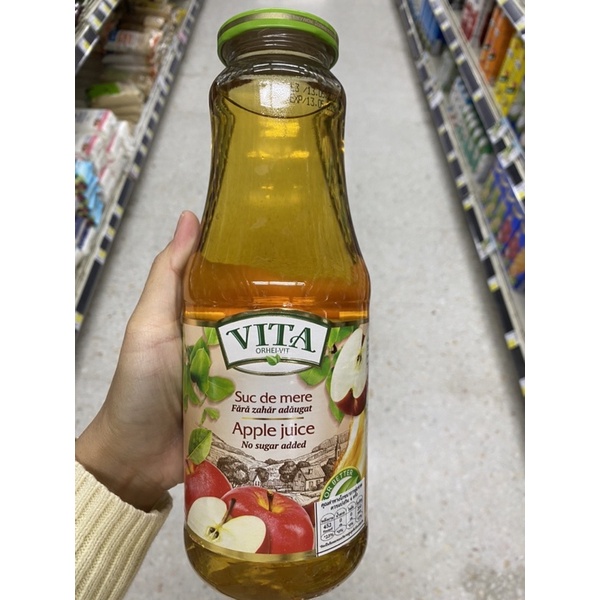 Vita Apple Juice No Sugar Added 1000 Ml. Shopee Thailand
