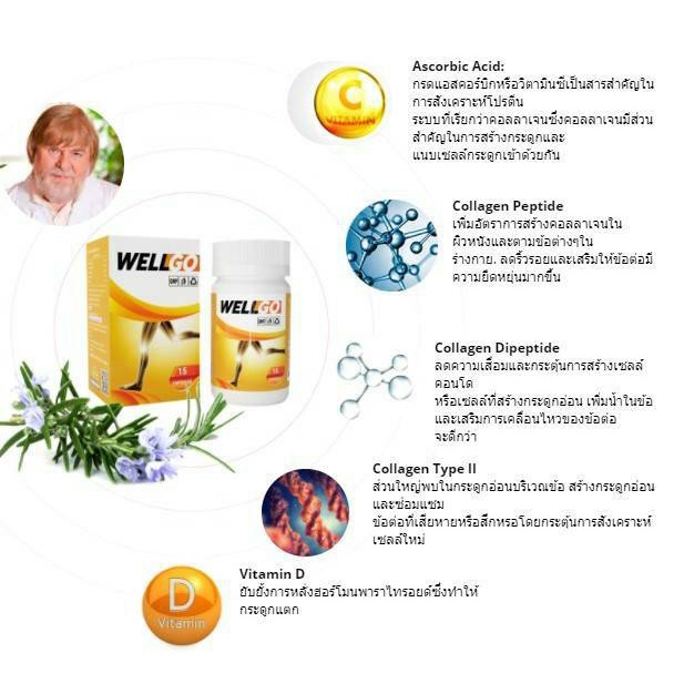 ภาพสินค้า... จัดส่งฟรี  Wellgo เวลล์โกล  ผลิตภัณฑ์ลดการอักเสบแก้ปวดตามไขข้อกระดูก 1 กล่องมี 15 แคปซูล จากร้าน nong_cheetah61 บน Shopee ภาพที่ 1