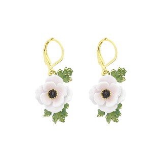 Good After Nine - Anemone Earrings White ต่างหูแอนนีโมนีสีขาว