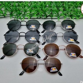 [มีของที่กรุงเทพ]แว่นตากันแดด แว่นpolarized  แว่นแฟชั่น กันUV400 กรอบโลหะ N3447k