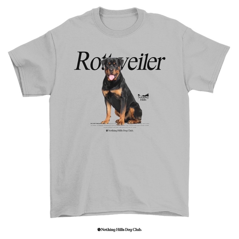 เสื้อยืดลาย-rottweiler-ร็อตไวเลอร์-classic-cotton-unisex-by-nothing-hills-ใหม่