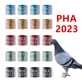 แหวนเท้านกพิราบ พลาสติก อลูมิเนียมใส PHA 2023 50 20 ชิ้น