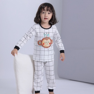 สินค้า Unifriend Thailand ชุดนอนเด็ก เสื้อผ้าเด็ก รุ่น22ss/Check Monkey9