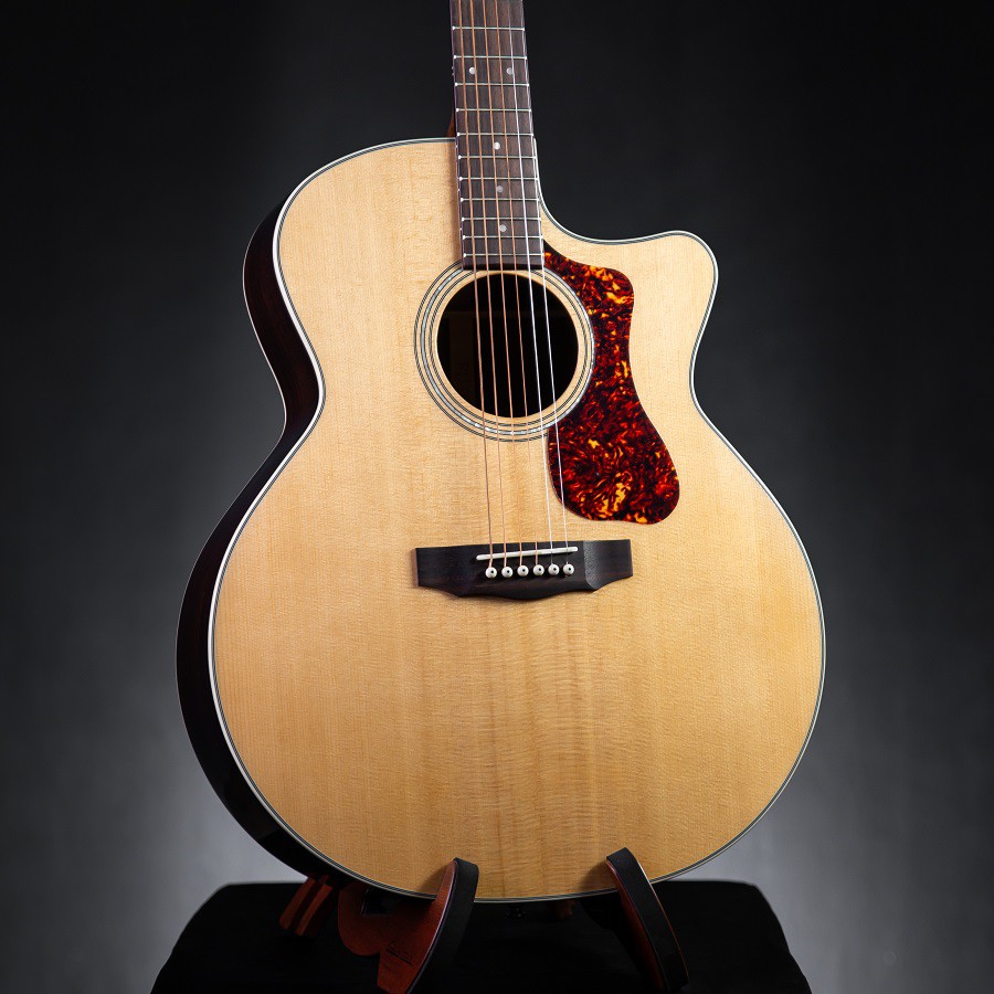 guild-f-150ce-กีตาร์โปร่งไฟฟ้าทรง-jumbo-สเปค-all-solid-sitka-spruce-rosewood