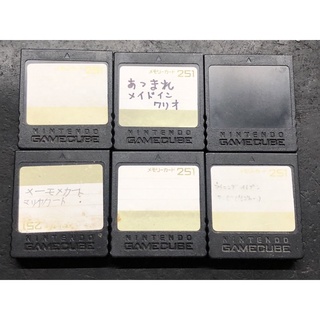 ภาพขนาดย่อของภาพหน้าปกสินค้าGC เซฟเกมส์คิวบ์ (Gamecube Memory card) จากร้าน rewat83 บน Shopee ภาพที่ 4