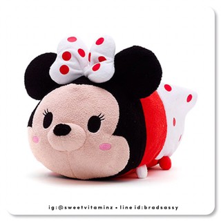 Disney Tsum Tsum Polka Dot Minnie Medium (สินค้าใหม่ ของแท้ นำเข้าจาก Disney อังกฤษ คร้า)