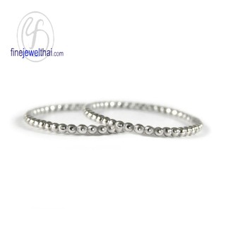 Finejewelthai แหวนมินิมอล-แหวนคู่-แหวนเงินแท้-Couple-Silver-Ring - RC123700