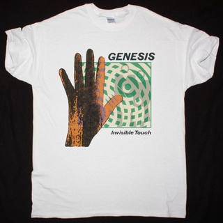 เสื้อยืดผู้ชาย Gildan Softstyle เสื้อยืด (เสื้อยืด Unisex) Genesis Invisible Touch 1986 ใหม่ สีขาว S-5XL