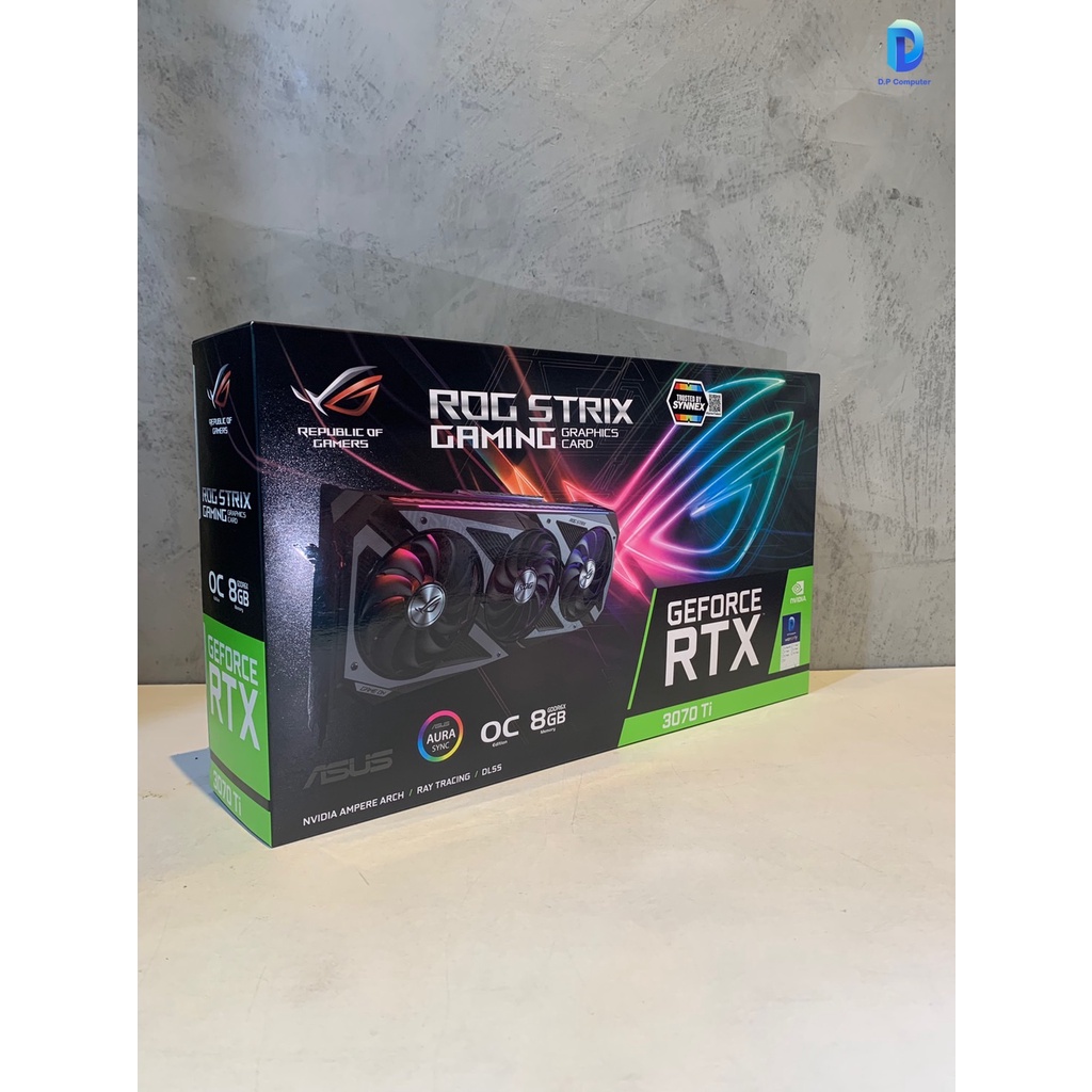 การ์ดจอ ASUS ROG STRIX GEFORCE RTX 3070 TI O8G GAMING GDDR6X สินค้าใหม่ ...