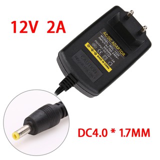 Bel-AC to DC 4.0 mmx 1.7 มม. 12V 2A Switching Power Supply อะแดปเตอร์