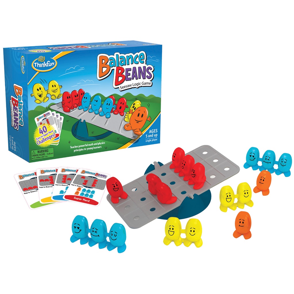 balance-beans-กระดานโยกของแก๊งถั่ว-en-board-game-บอร์ดเกม-ของแท้-thinkfun-ของเล่น-เสริมทักษะ-คณิตศาสตร์-สมดุล