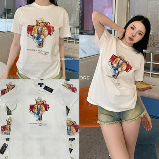 T-SHIRT 🌼 เสื้อยืดคอกลมแขนสั้นRalph Lauren หมีโปโล เนื้อผ้านุ่มใส่สบาย ลายน่ารักมากๆ สวยดูแพง มีติดตู้คือใส่ง่าย