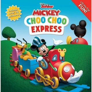 Disney Mickey Mouse Clubhouse: Choo Choo Express Lift-the-Flap (8x8 with Flaps) Paperback – Lift the flap