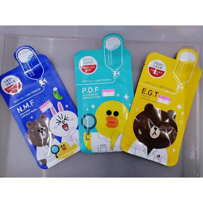 มาร์กหน้าไลน์ Medi Heal Line Friend Mask | Shopee Thailand
