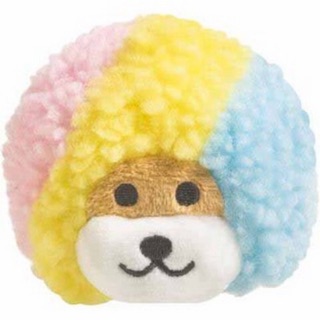 แท้ 100% จากญี่ปุ่น ตุ๊กตา ซานเอ็กซ์ San-X Afro Dog Blast-Pettanko Boobs Tan Have Glue Stuffed Plush Doll