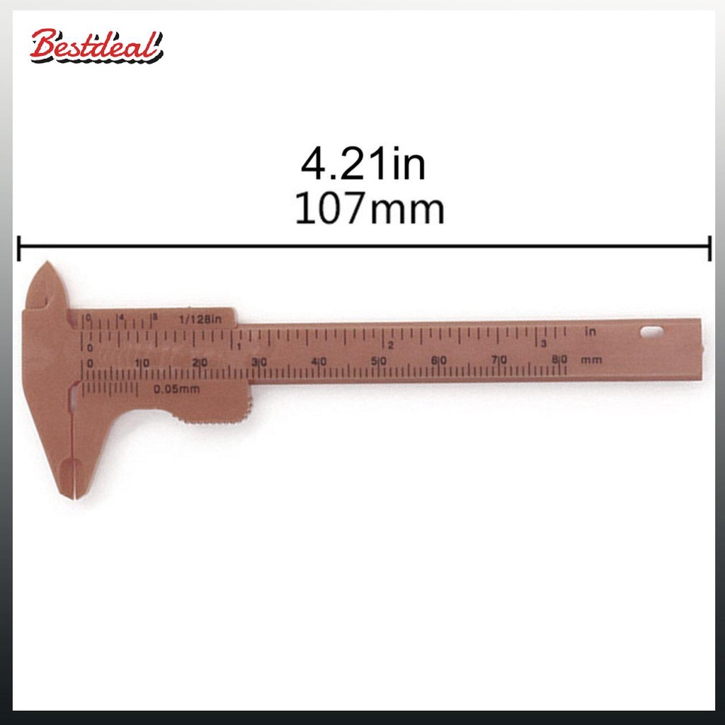 พร้อมส่ง-cod-double-scale-80mm-plastic-eyebrow-measuring-vernier-caliper-caliper-ruler