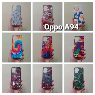 เคสแข็ง Oppo A94 เคสไม่คลุมรอบนะคะ เปิดบน เปิดล่าง (ตอนกดสั่งซื้อ จะมีให้เลือกลายก่อนชำระเงินค่ะ)