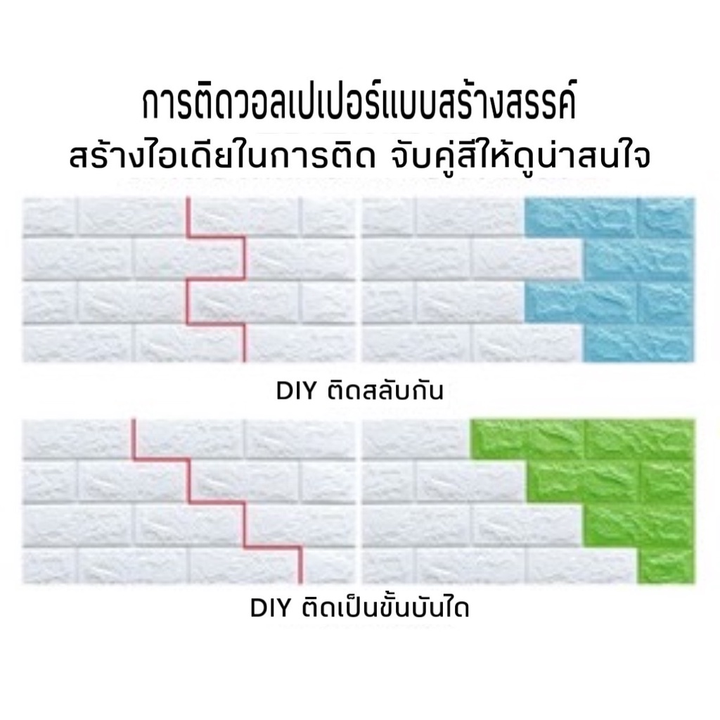 ภาพหน้าปกสินค้าวอลเปเปอร์3มิติลายอิฐ วอลเปเปอร์ ลายอิฐ วอลเปเปอร์สามมิติลายอิฐ 3D Wallpaper แนว LOFT by Phoenix A025 จากร้าน pao_1484 บน Shopee