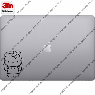hellow kitty1 สติ๊กเกอร์ 3M ลอกออกไม่มีคราบกาว  Removable 3M notebook labtop sticker, สติ๊กเกอร์ตกแต่ง โน๊ตบุ๊ค
