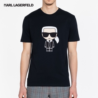 เสื้อยืดผ้าฝ้ายพิมพ์ลายขายดี สตรีทแฟชั่น Karl Lagerfeld - MENSWEAR T-SHIRT CREWNECK เสื้อยืดคอกลม แฟชั่น