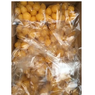 ทองหยอด จากเพชรบุรี ทำสดใหม่ ทุกวันขายเพียง0.80฿/ลูก 1ถุงบรรจุ50ลูก เก็บไว้ในตู้เย็นได้นาน photo