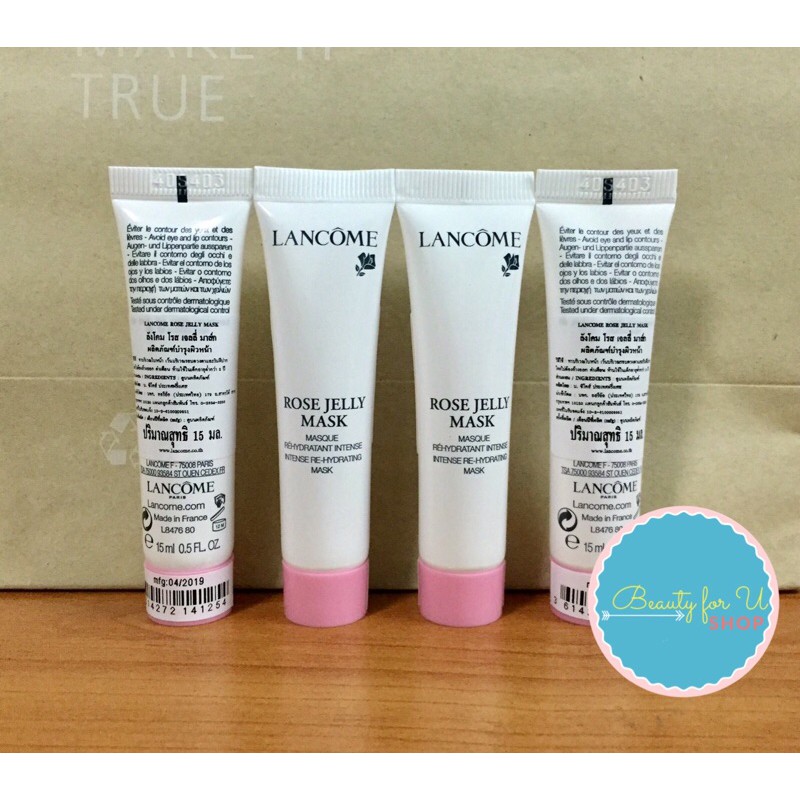Rose Jelly Mask Intense ReHydrating Mask 15ml. Shopee Thailand