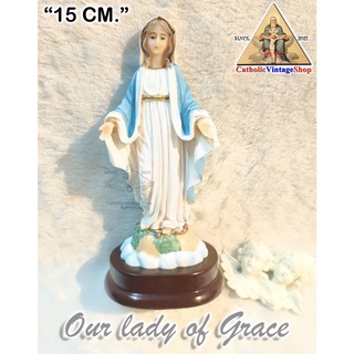 รูปปั้น พระแม่มารีย์ พระแม่มารีย์ประทานพร แม่พระหรรษทาน คาทอลิก คริสต์ Catholic Statue Figurine religion Grace