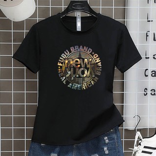 T0467 เสื้อยืดคอกลมแฟชั่น  เสื้อยอดฮิตลายเสื้อแขนสั้นเสื้อแขนสั้นใส่ได้ทั้งผู้หญิงและชาย ลายแฟชั่น เสื้อผ้าแฟชั่นนานาชาต