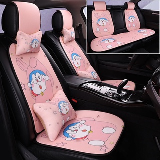 พร้อมส่ง🚘เบาะรองนั่งในรถเบาะเย็นระบายอากาศกันลื่นเบาะรองนั่งในรถการ์ตูนน่ารัก