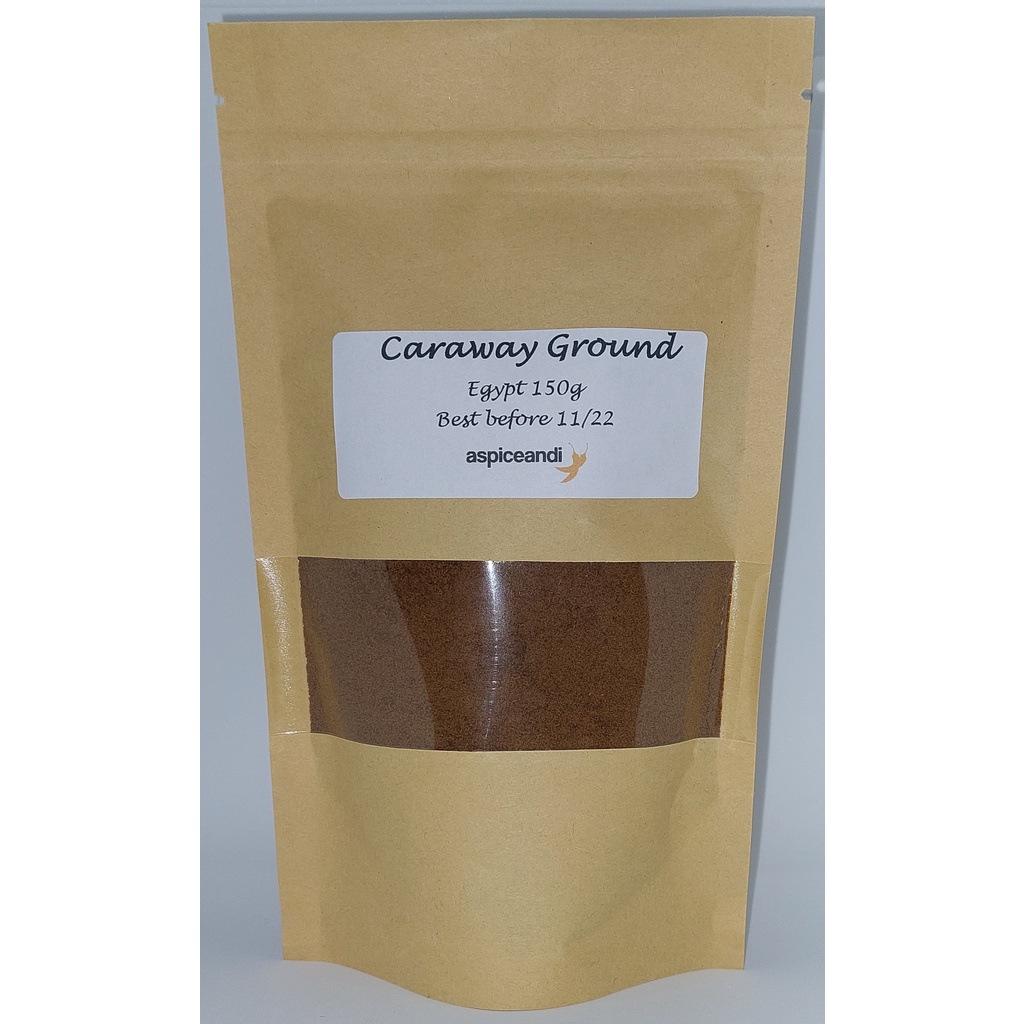 ผงเมล็ดยี่หร่า-จาก-ประเทศ-อียิปต์-caraway-seeds-ground-150g-bag-aspiceandi