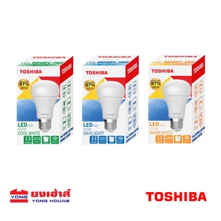 สินค้า TOSHIBA หลอดไฟ LED A60 G7 13W DL WW CW E27 หลอดไฟแอลอีดี แอลอีดี โตชิบา