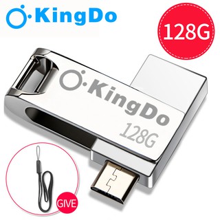 USB Kingdo  64 GB  USB จัดเก็บข้อมูลภายนอก OTG หมุน 128GB 32GB