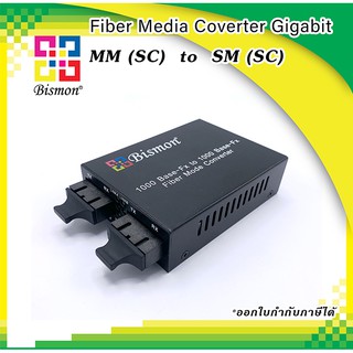 Fiber Media Converter 1000Base-SX (MM, SC) to 1000Base-LX (SM, SC)