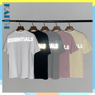 พร้อมส่ง เสื้อยืดแขนสั้น ผ้าฝ้าย พิมพ์ลายสะท้อนแสง ทรงหลวม ขนาดใหญ่ สไตล์ฮิปฮอป แฟชั่นฤดูร้อน สําหรับผู้ชาย และผู้หญิงS-
