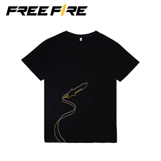 Free Fire เสื้อยืดผ้าฝ้าย 100% ลายฉลองครบรอบ 3 ปี ไซซ์ M L XL XXL