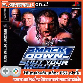 แผ่นเกมส์ PS2 - WWE SmackDown! Shut Your Mouth