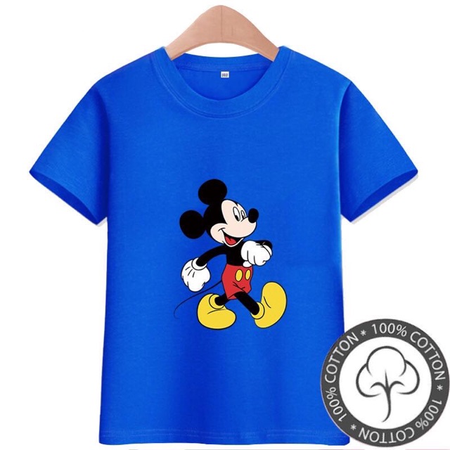 เสื้อยืดผ้าฝ้ายdisney-mickey-mouse-new-design-tshirt-baju-unisex-tee-100-cotton-fast-delivery-ready-stockl-xl-xxl-3x