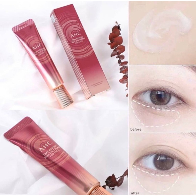 New!! AHC Time Rewind Real Eye Cream For Face มี2ขนาด Shopee Thailand