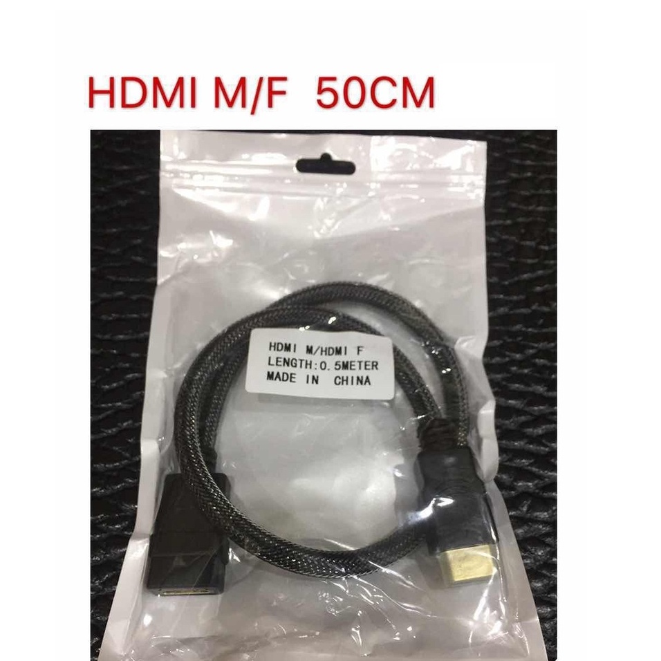 ส่งจากไทย-สาย-hdmi-m-to-hdmi-f-สายยาว-50ซม-1-8m-hdmi-to-hdmi-สาย-hdmi-f-to-hdmi-m-พร้อมส่ง