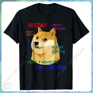 สินค้าขายดี ใหม่ ใหม่ เสื้อยืดลําลอง แขนสั้น พิมพ์ลาย Doge Bitcoin Doge Comics สําหรับผู้ชาย TYUI20460