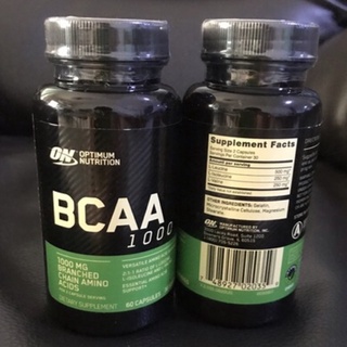 สินค้า Optimum​ nutrition Bcaa1000 (60capsules)