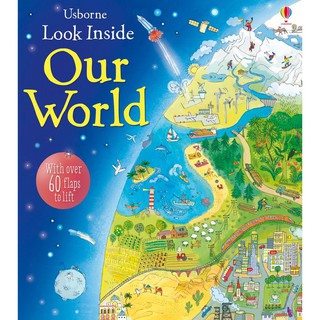 หนังสือความรู้ทั่วไปภาษาอังกฤษ Look inside Our World (Look inside Board Books)