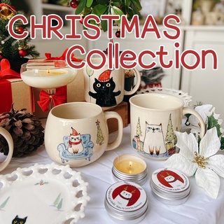 Christmas Collection 2021 🎄🎁 ถ้วยมัคเซรามิค/ชุดถ้วยกาแฟ/ชาม คริสต์มาส